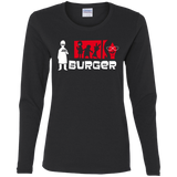 T-Shirts Black / S Burger Women's Long Sleeve T-Shirt