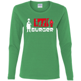 T-Shirts Irish Green / S Burger Women's Long Sleeve T-Shirt