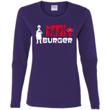 T-Shirts Purple / S Burger Women's Long Sleeve T-Shirt