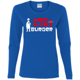 T-Shirts Royal / S Burger Women's Long Sleeve T-Shirt