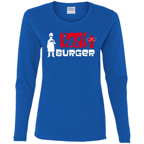 T-Shirts Royal / S Burger Women's Long Sleeve T-Shirt