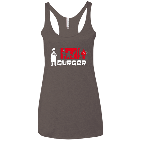 T-Shirts Macchiato / X-Small Burger Women's Triblend Racerback Tank