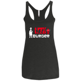 T-Shirts Vintage Black / X-Small Burger Women's Triblend Racerback Tank