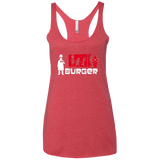 T-Shirts Vintage Red / X-Small Burger Women's Triblend Racerback Tank