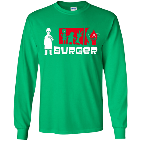 T-Shirts Irish Green / YS Burger Youth Long Sleeve T-Shirt