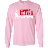 T-Shirts Light Pink / YS Burger Youth Long Sleeve T-Shirt