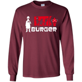 T-Shirts Maroon / YS Burger Youth Long Sleeve T-Shirt