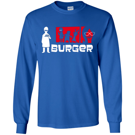 T-Shirts Royal / YS Burger Youth Long Sleeve T-Shirt