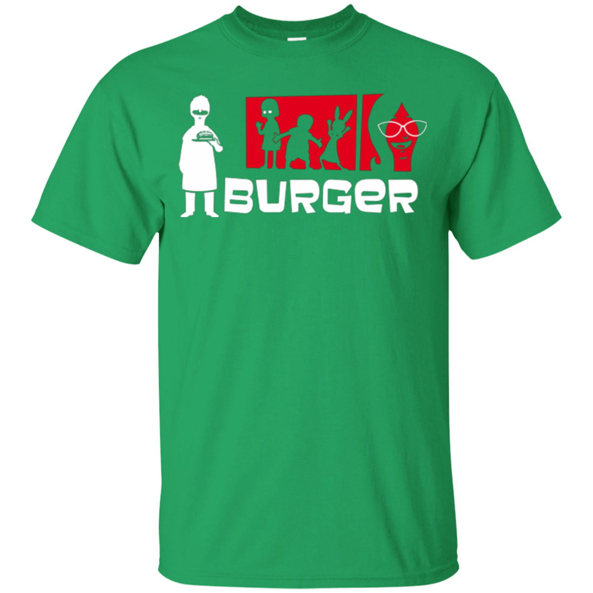 T-Shirts Irish Green / YXS Burger Youth T-Shirt