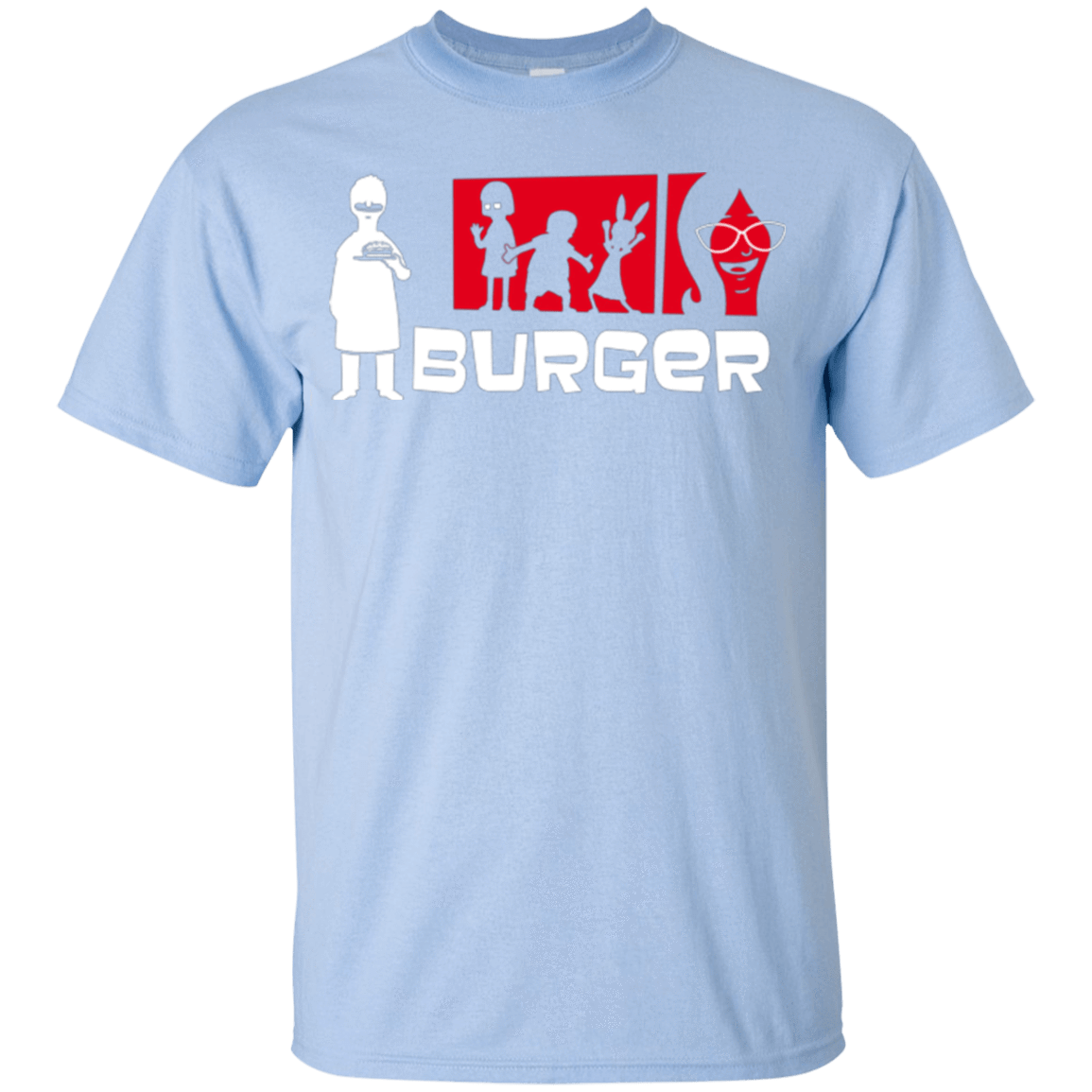 T-Shirts Light Blue / YXS Burger Youth T-Shirt