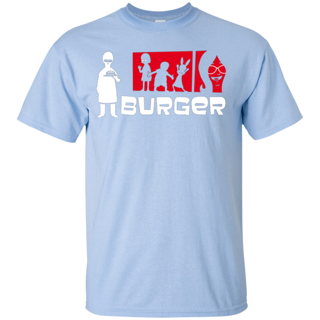 T-Shirts Light Blue / YXS Burger Youth T-Shirt