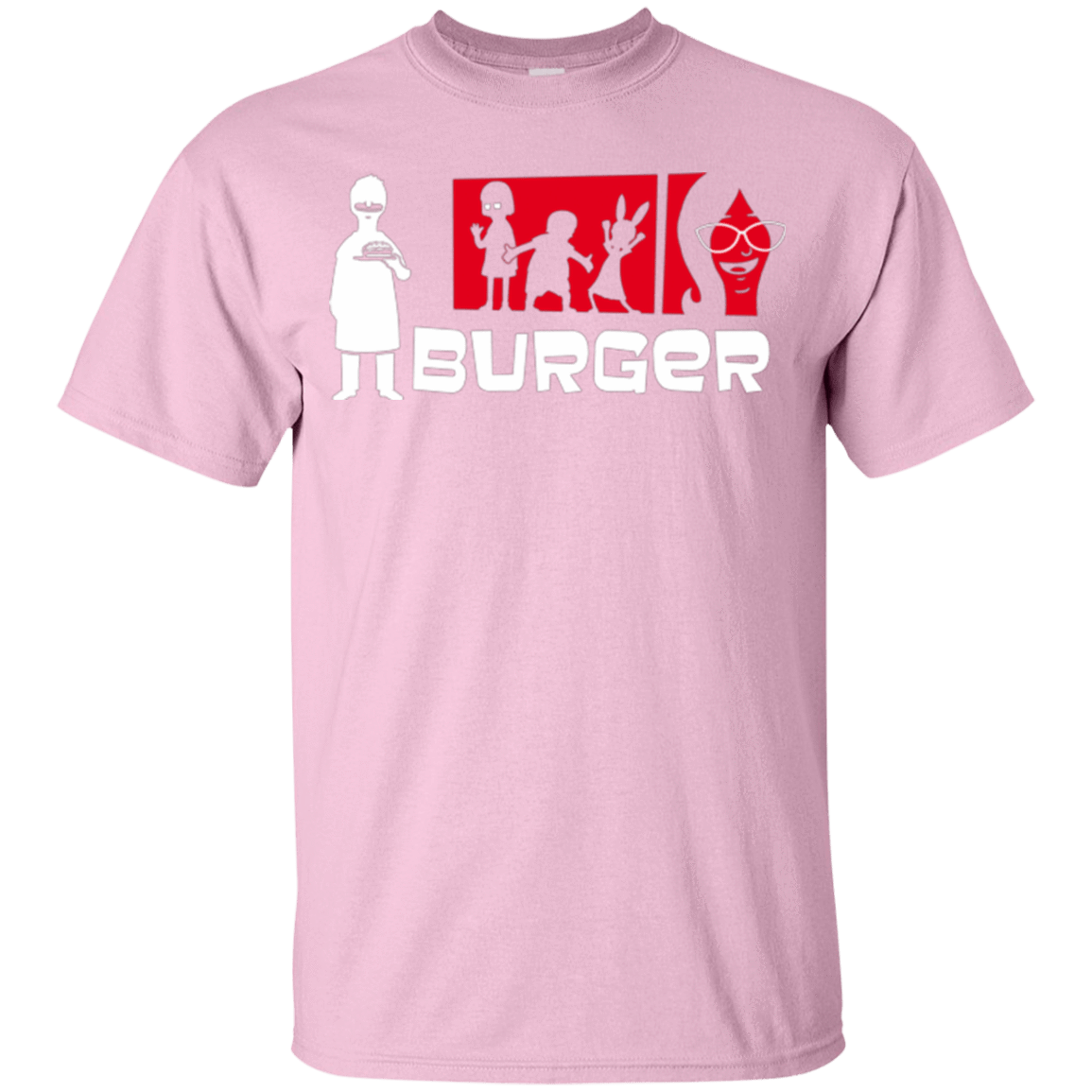 T-Shirts Light Pink / YXS Burger Youth T-Shirt