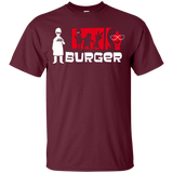 T-Shirts Maroon / YXS Burger Youth T-Shirt