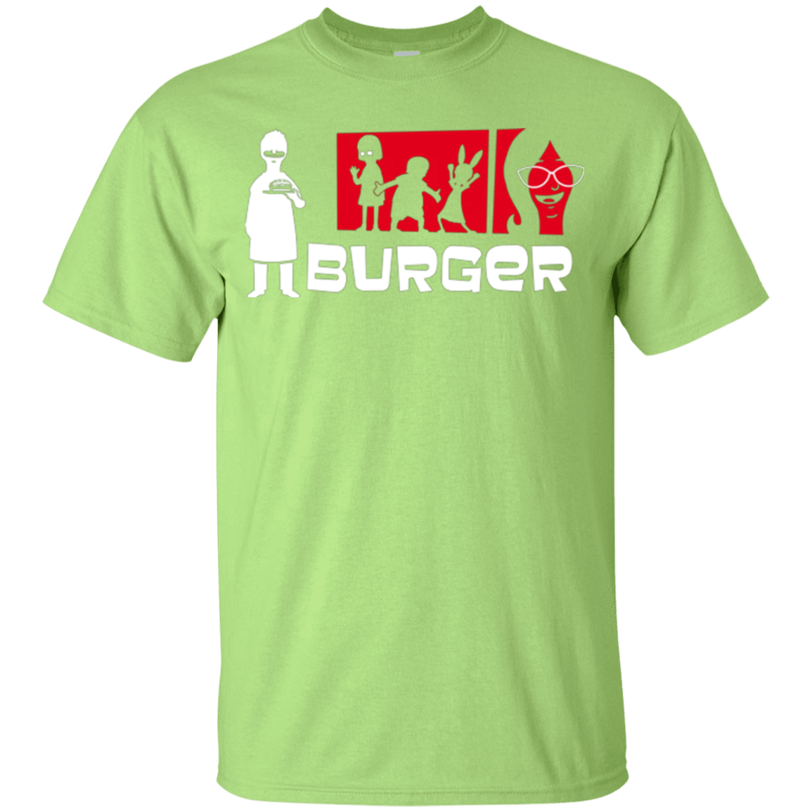 T-Shirts Mint Green / YXS Burger Youth T-Shirt