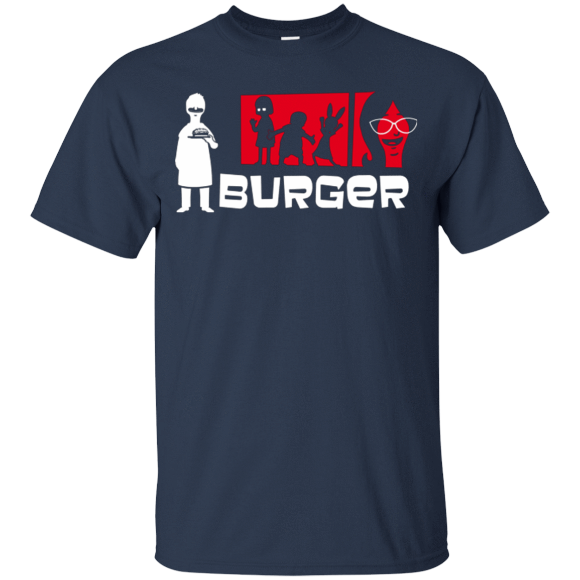 T-Shirts Navy / YXS Burger Youth T-Shirt