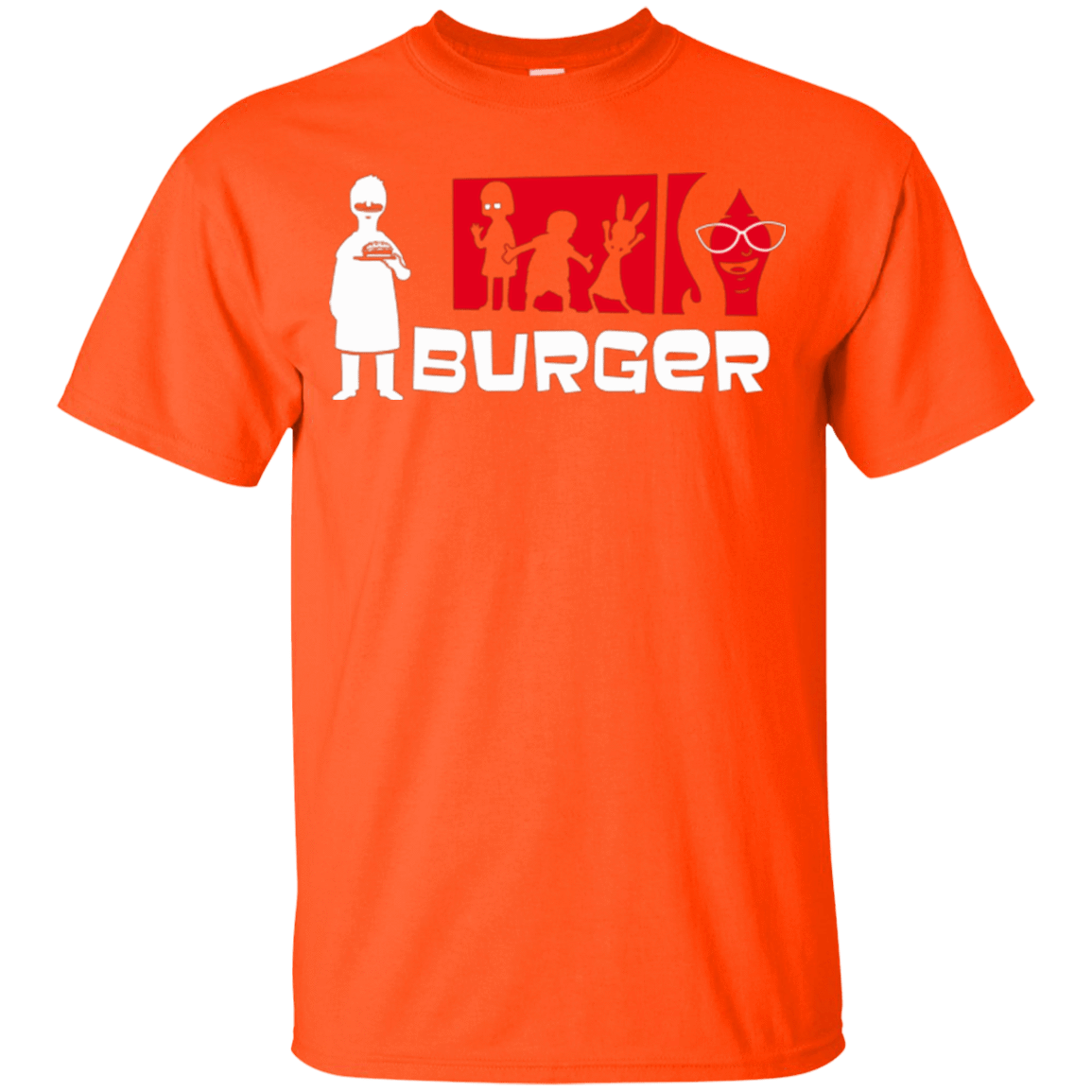 T-Shirts Orange / YXS Burger Youth T-Shirt