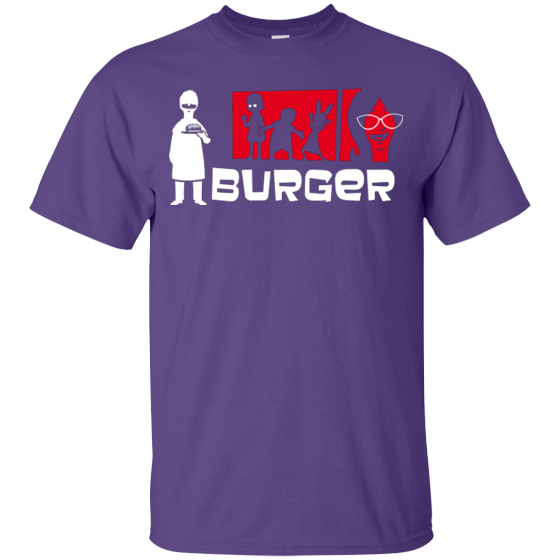 T-Shirts Purple / YXS Burger Youth T-Shirt