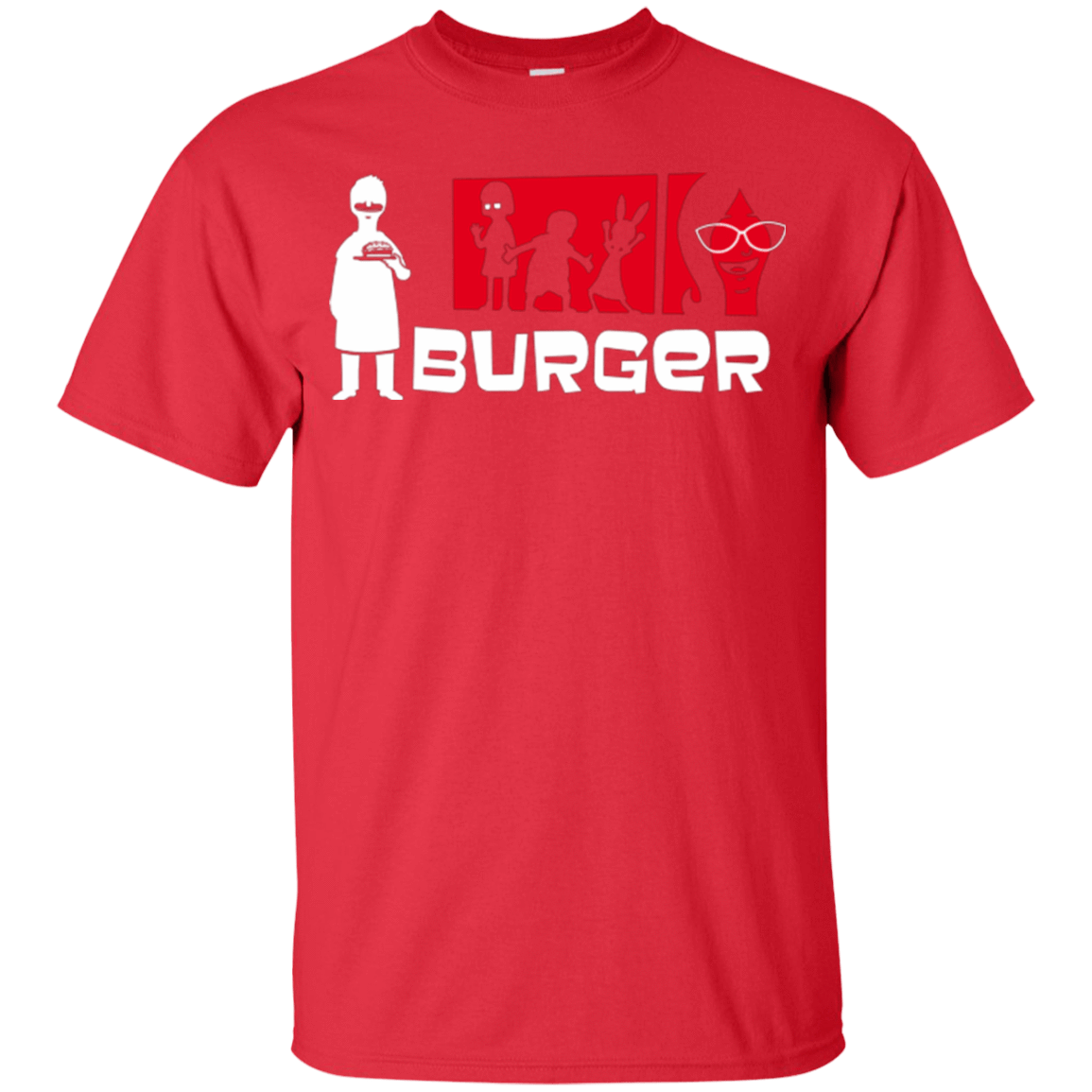 T-Shirts Red / YXS Burger Youth T-Shirt