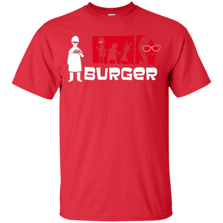 T-Shirts Red / YXS Burger Youth T-Shirt