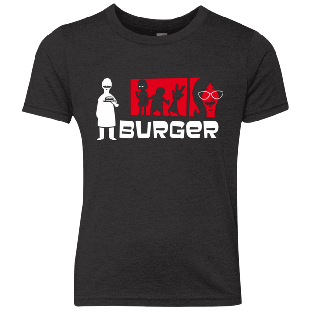 T-Shirts Vintage Black / YXS Burger Youth Triblend T-Shirt