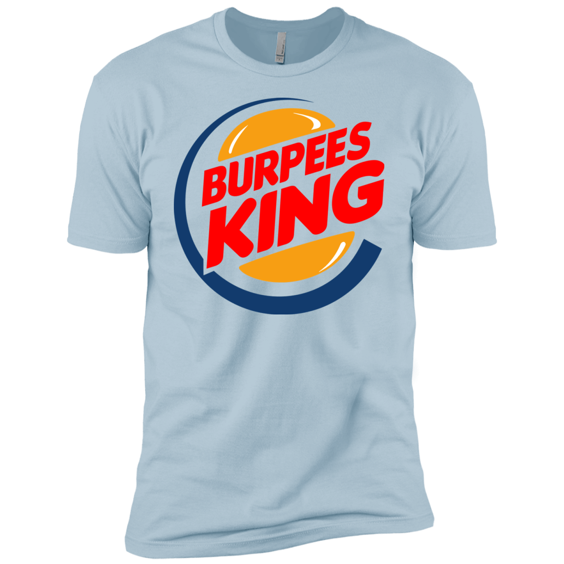 T-Shirts Light Blue / YXS Burpees King Boys Premium T-Shirt