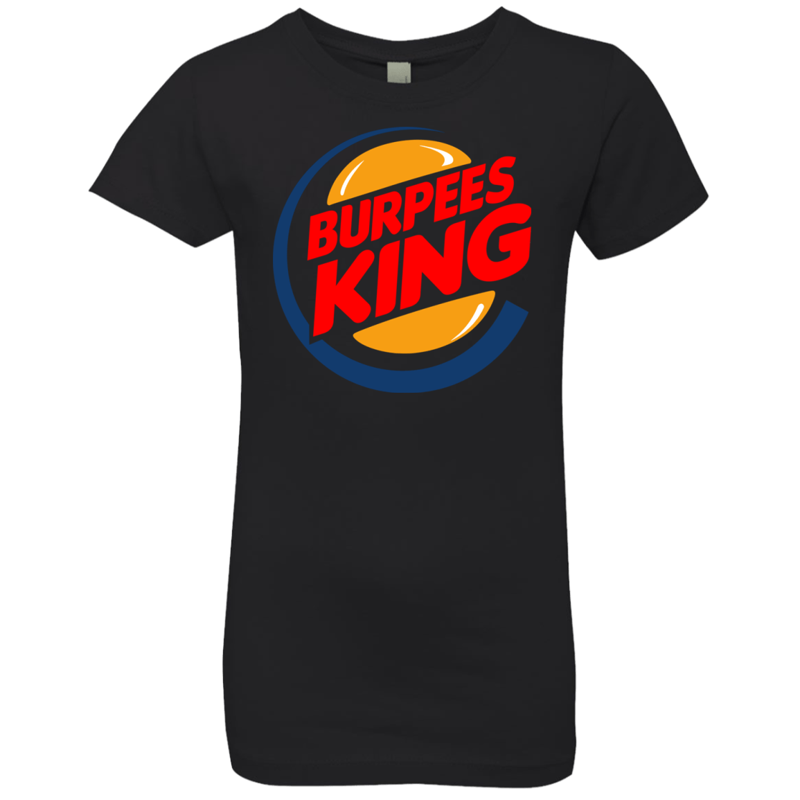 T-Shirts Black / YXS Burpees King Girls Premium T-Shirt