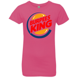 T-Shirts Hot Pink / YXS Burpees King Girls Premium T-Shirt
