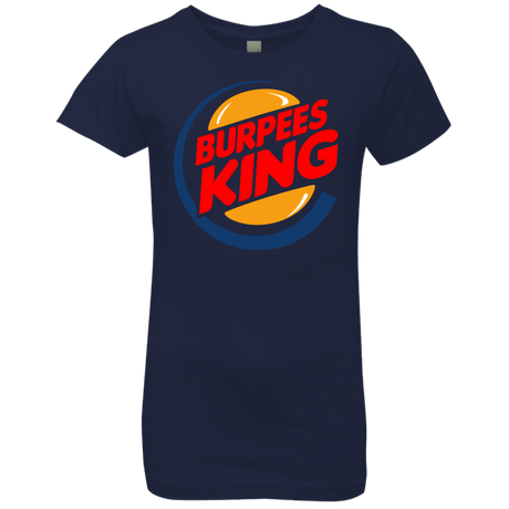 T-Shirts Midnight Navy / YXS Burpees King Girls Premium T-Shirt