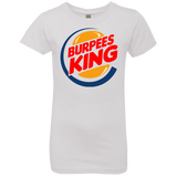 T-Shirts White / YXS Burpees King Girls Premium T-Shirt