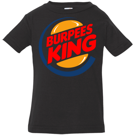 T-Shirts Black / 6 Months Burpees King Infant PremiumT-Shirt