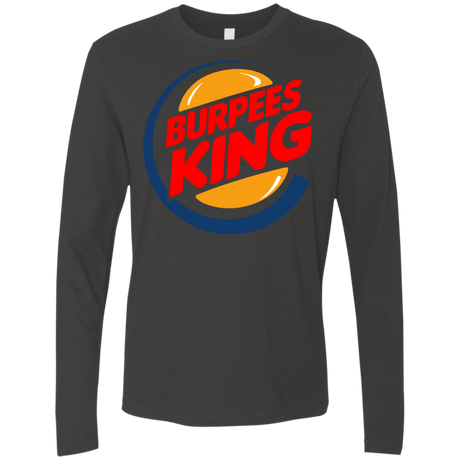 T-Shirts Heavy Metal / Small Burpees King Men's Premium Long Sleeve