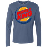 T-Shirts Indigo / Small Burpees King Men's Premium Long Sleeve