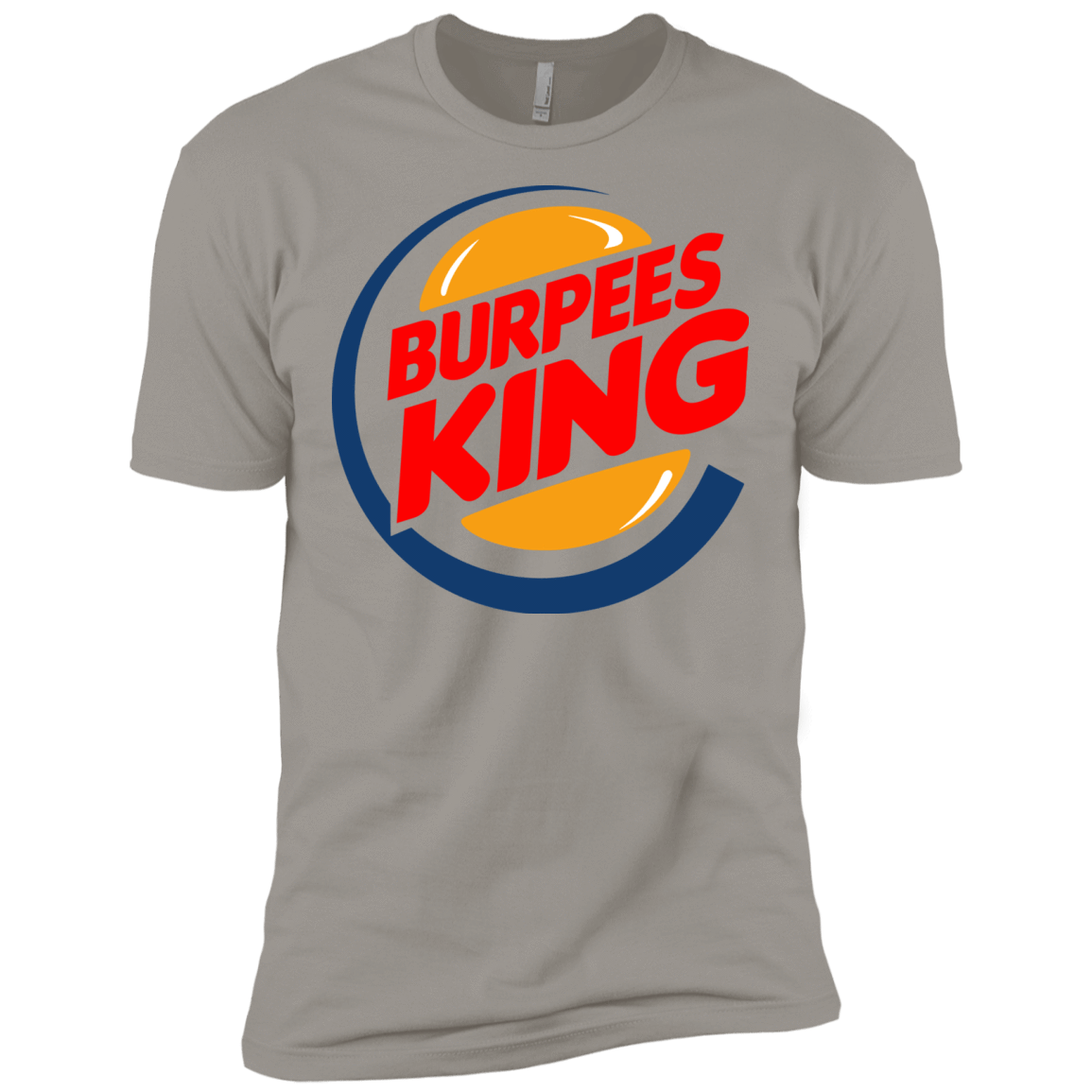 T-Shirts Light Grey / X-Small Burpees King Men's Premium T-Shirt