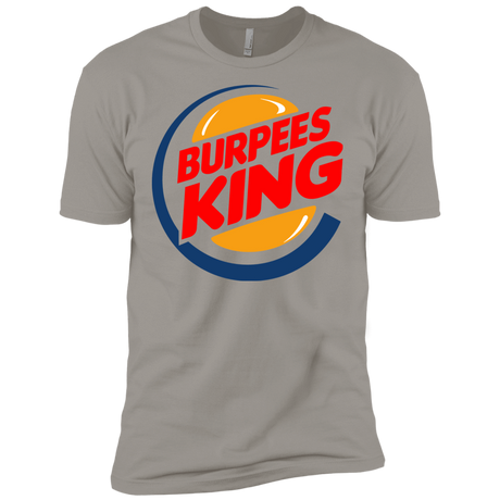 T-Shirts Light Grey / X-Small Burpees King Men's Premium T-Shirt