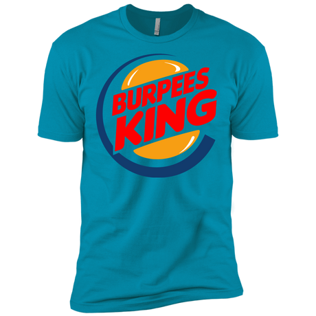 T-Shirts Turquoise / X-Small Burpees King Men's Premium T-Shirt