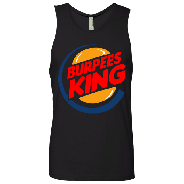 T-Shirts Black / Small Burpees King Men's Premium Tank Top