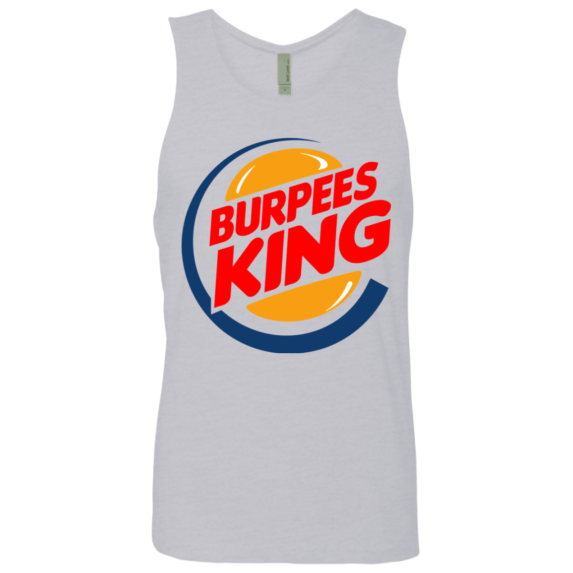 T-Shirts Heather Grey / Small Burpees King Men's Premium Tank Top