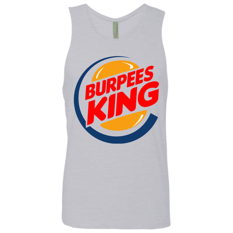 T-Shirts Heather Grey / Small Burpees King Men's Premium Tank Top