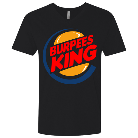T-Shirts Black / X-Small Burpees King Men's Premium V-Neck