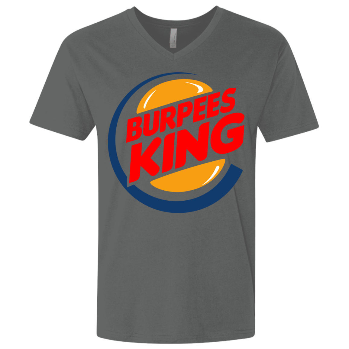 T-Shirts Heavy Metal / X-Small Burpees King Men's Premium V-Neck