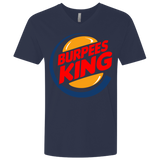 T-Shirts Midnight Navy / X-Small Burpees King Men's Premium V-Neck