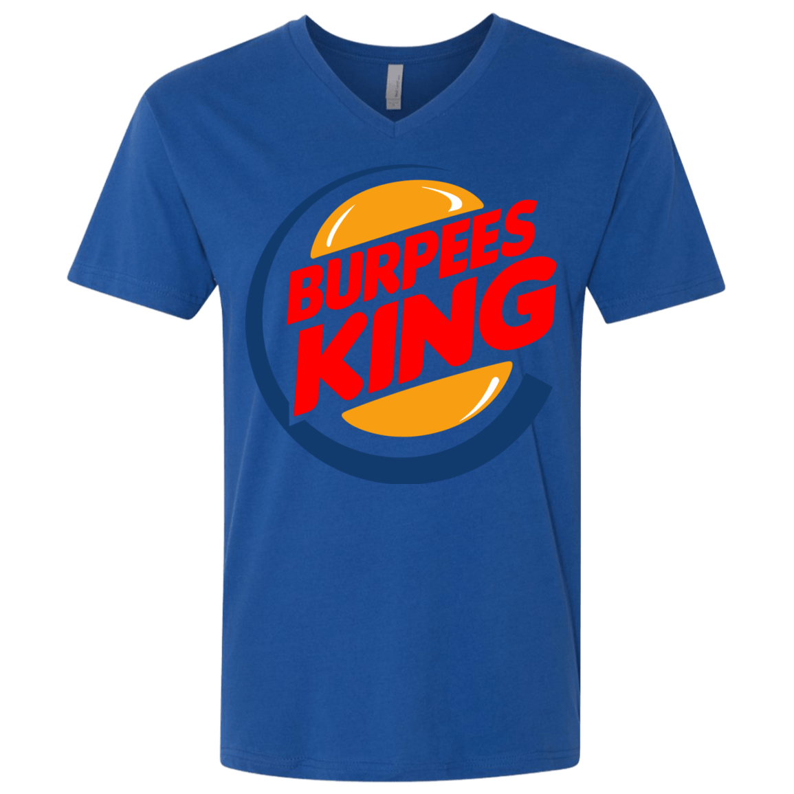T-Shirts Royal / X-Small Burpees King Men's Premium V-Neck