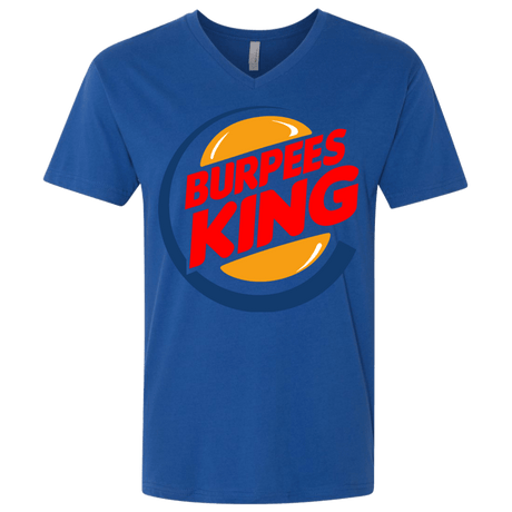 T-Shirts Royal / X-Small Burpees King Men's Premium V-Neck