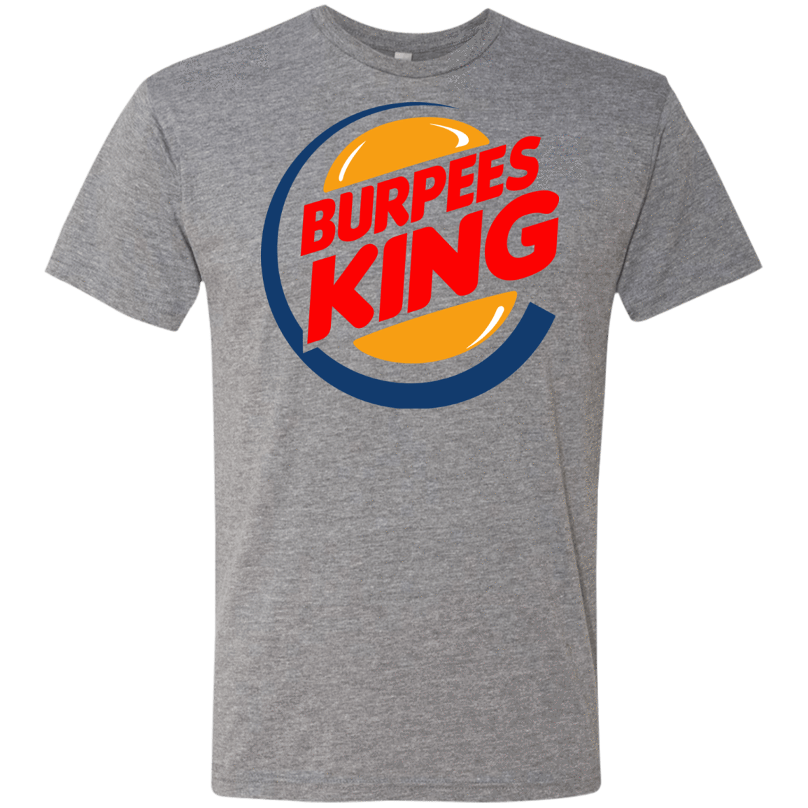 T-Shirts Premium Heather / Small Burpees King Men's Triblend T-Shirt