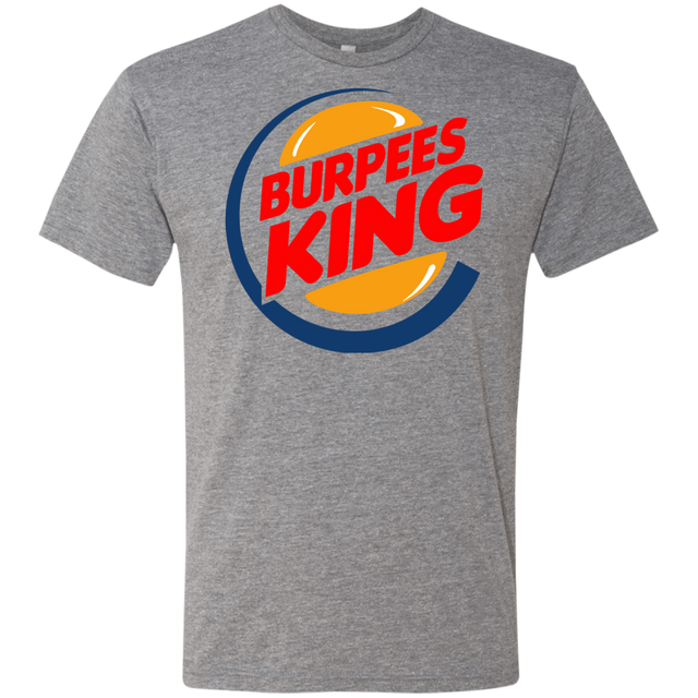 T-Shirts Premium Heather / Small Burpees King Men's Triblend T-Shirt