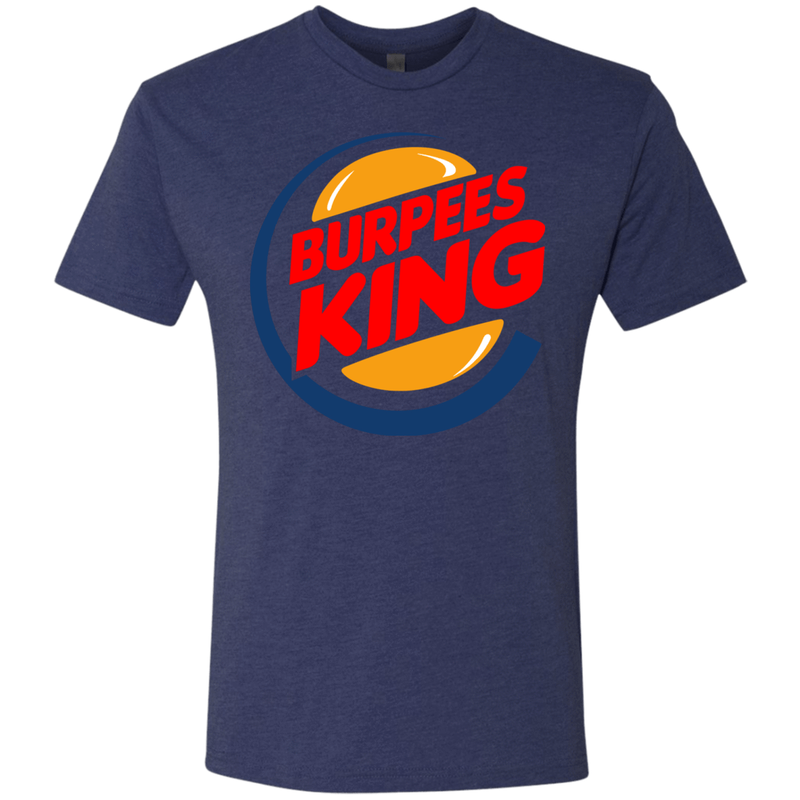 T-Shirts Vintage Navy / Small Burpees King Men's Triblend T-Shirt