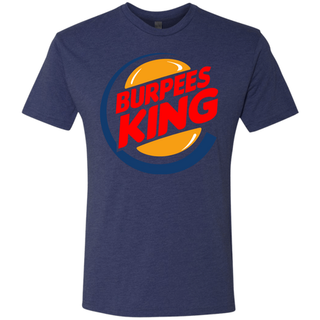 T-Shirts Vintage Navy / Small Burpees King Men's Triblend T-Shirt
