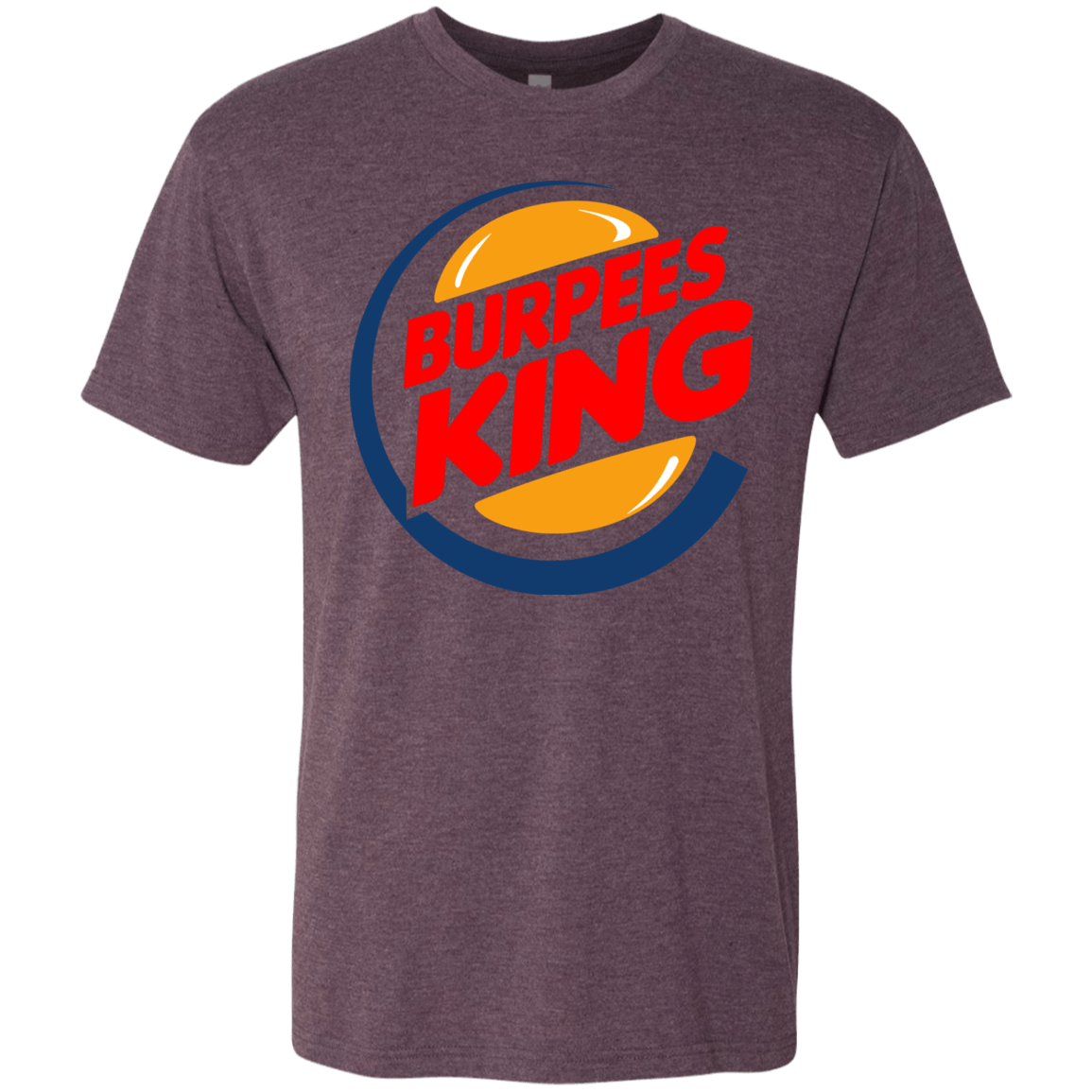 T-Shirts Vintage Purple / Small Burpees King Men's Triblend T-Shirt