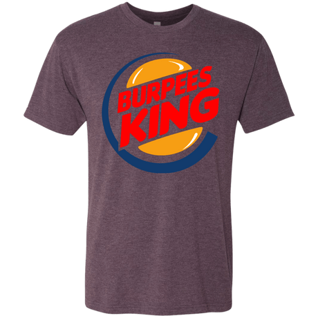 T-Shirts Vintage Purple / Small Burpees King Men's Triblend T-Shirt