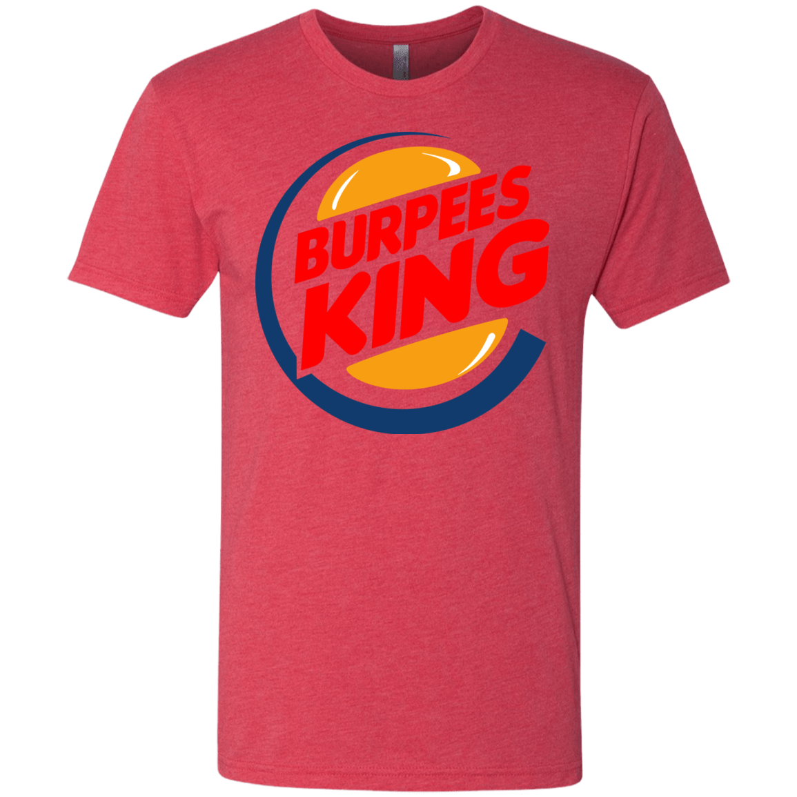 T-Shirts Vintage Red / Small Burpees King Men's Triblend T-Shirt